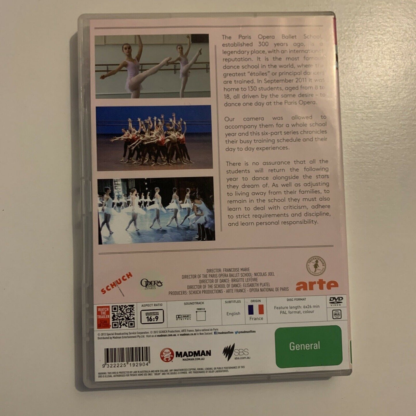 Budding Stars Of The Paris Opera Ballet (DVD, 2013) French Ballet Documentary