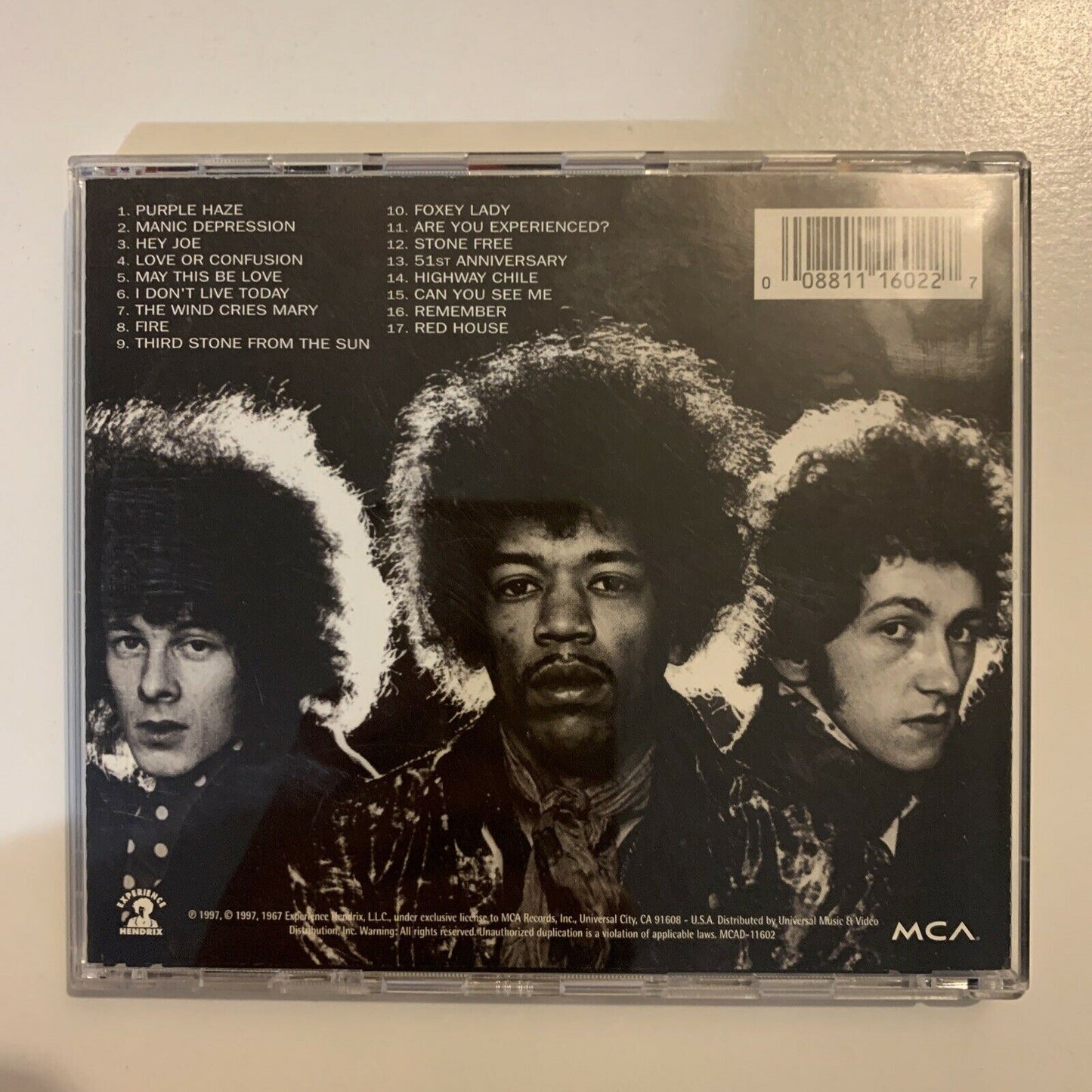 The Jimi Hendrix Experience - Are You Experienced? (CD, 1967)