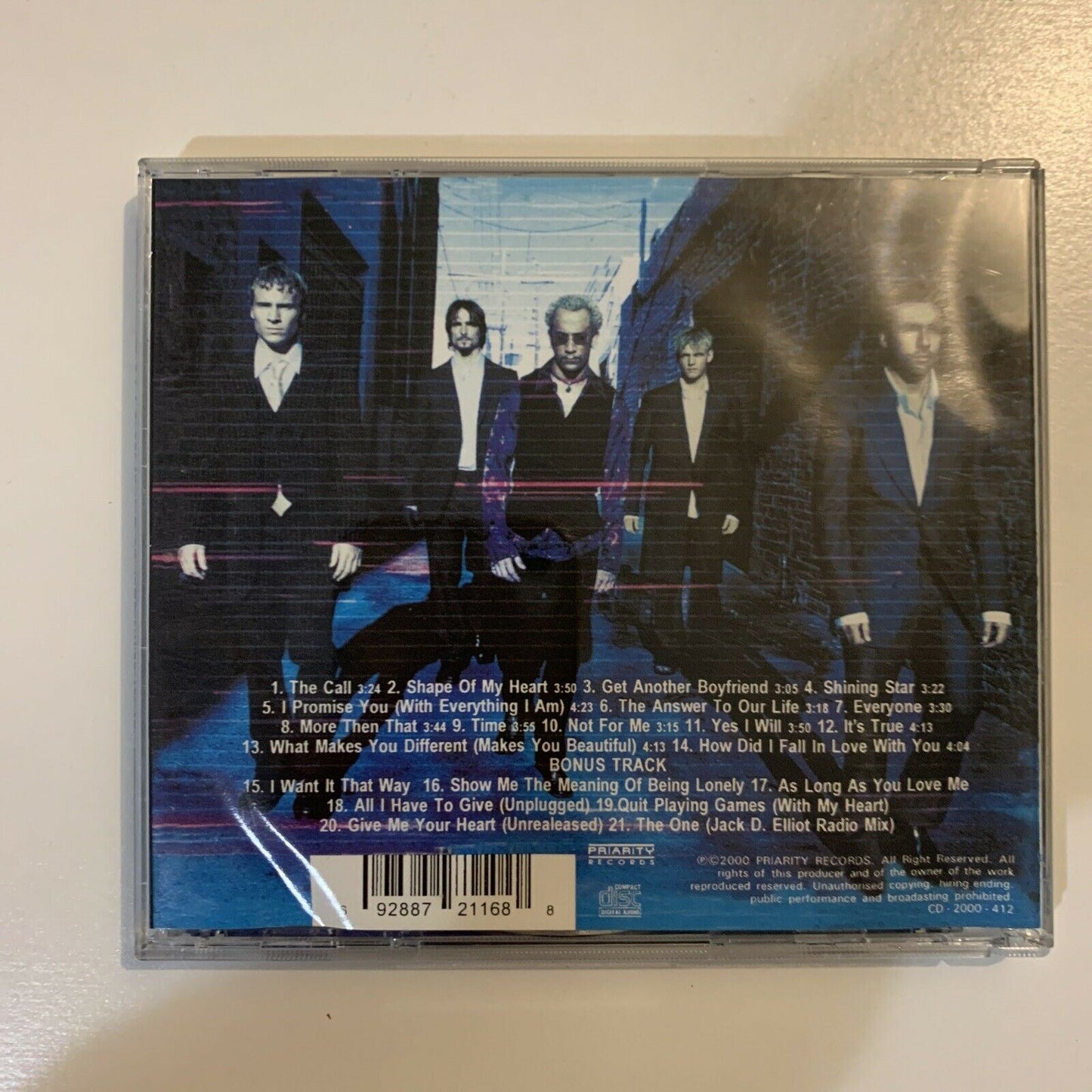 Backstreet Boys - Black & Blue - Limited Edition (CD, 2000)