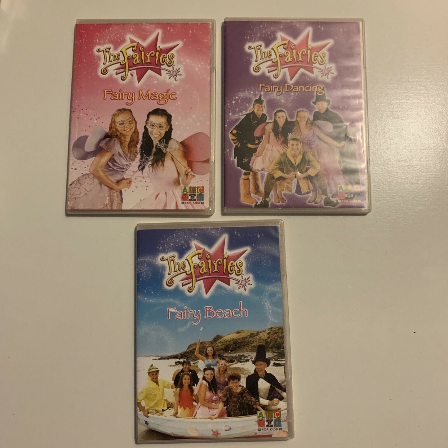 3x The Fairies DVD: Fairy Magic / Fairy Dancing / Fairy Beach. Region 4