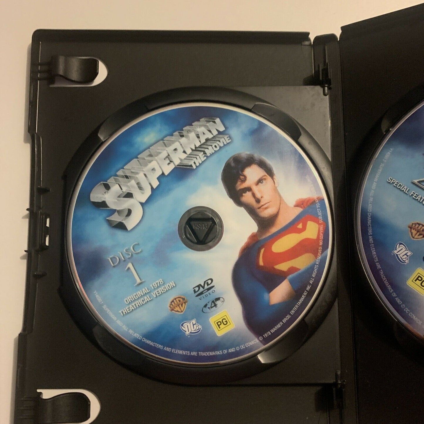 Superman: The Movie - Special Edition (DVD, 1978, 2-Disc) Region 4&2