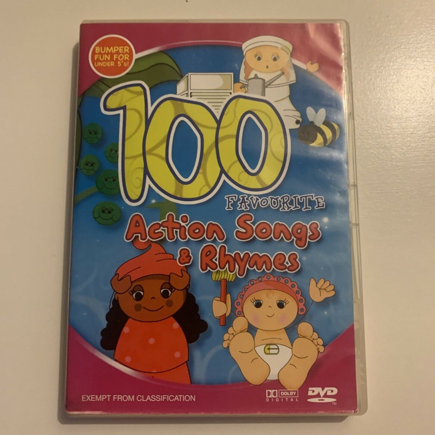 100 Favourites Action Songs & Rhymes (DVD, 2007) All Regions