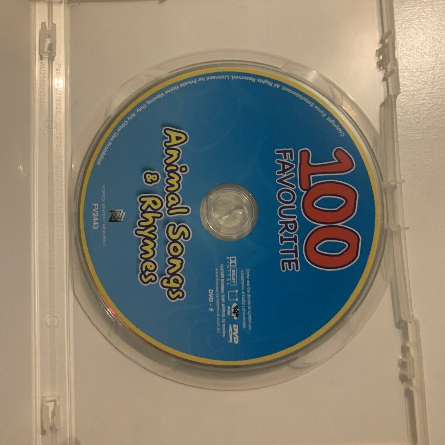 100 Favourites Action Songs & Rhymes (DVD, 2007) All Regions