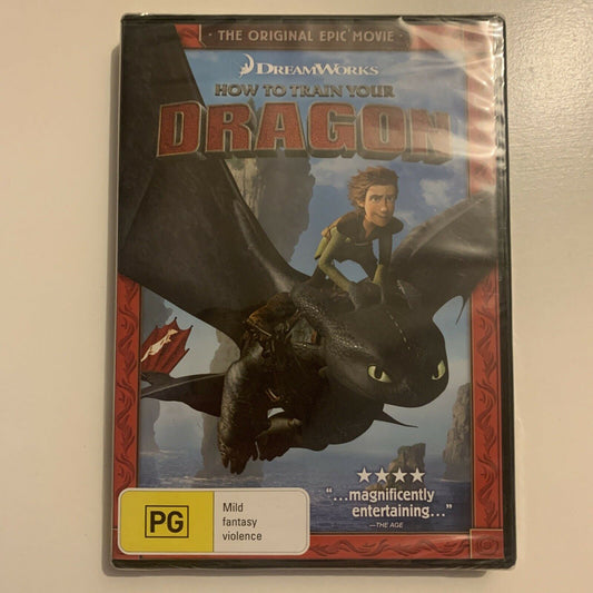 *New Sealed* How to Train Your Dragon (DVD, 2010) Gerard Butler. Region 4