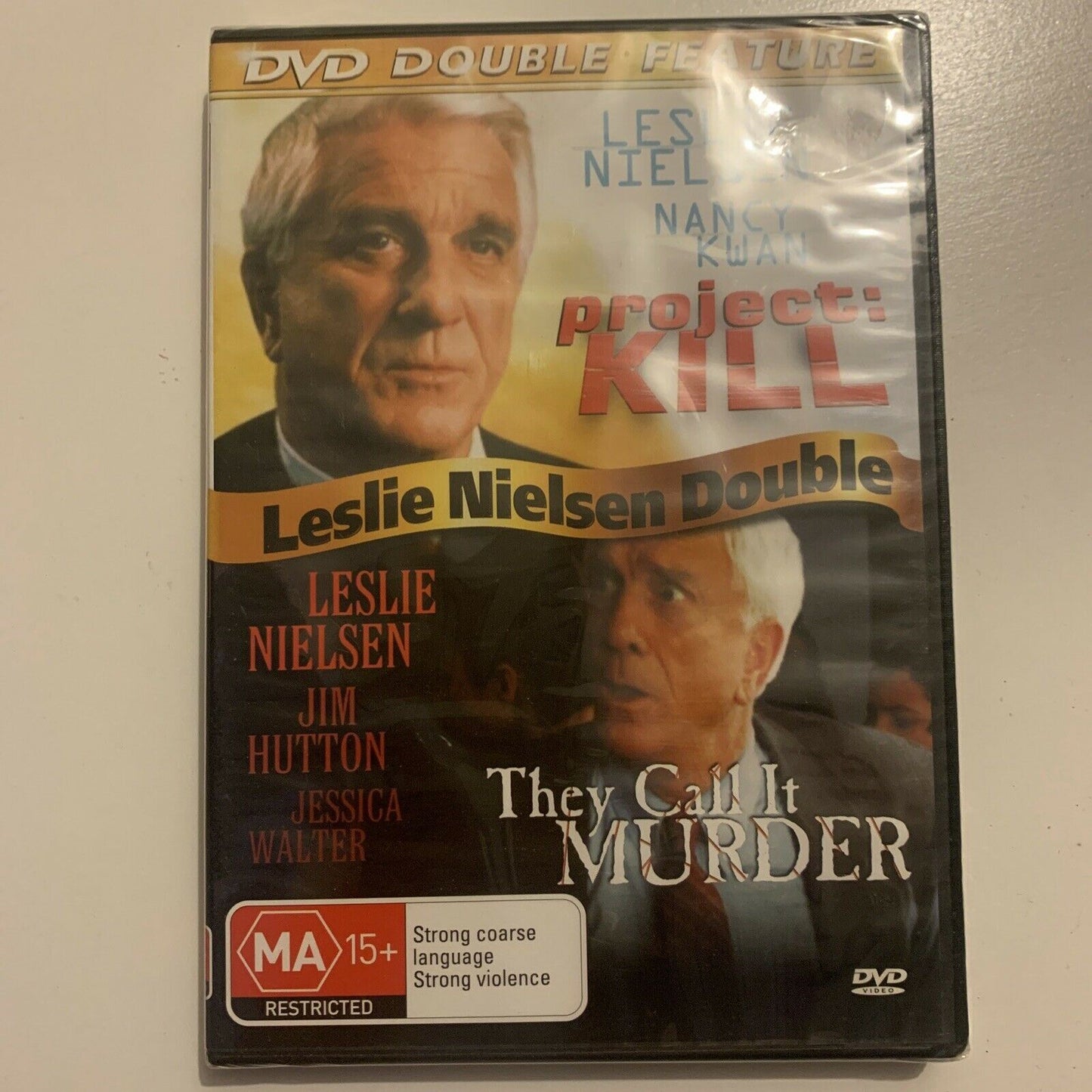 *New Sealed* Leslie Nielsen: Project: Kill / They Call It Murder (DVD)