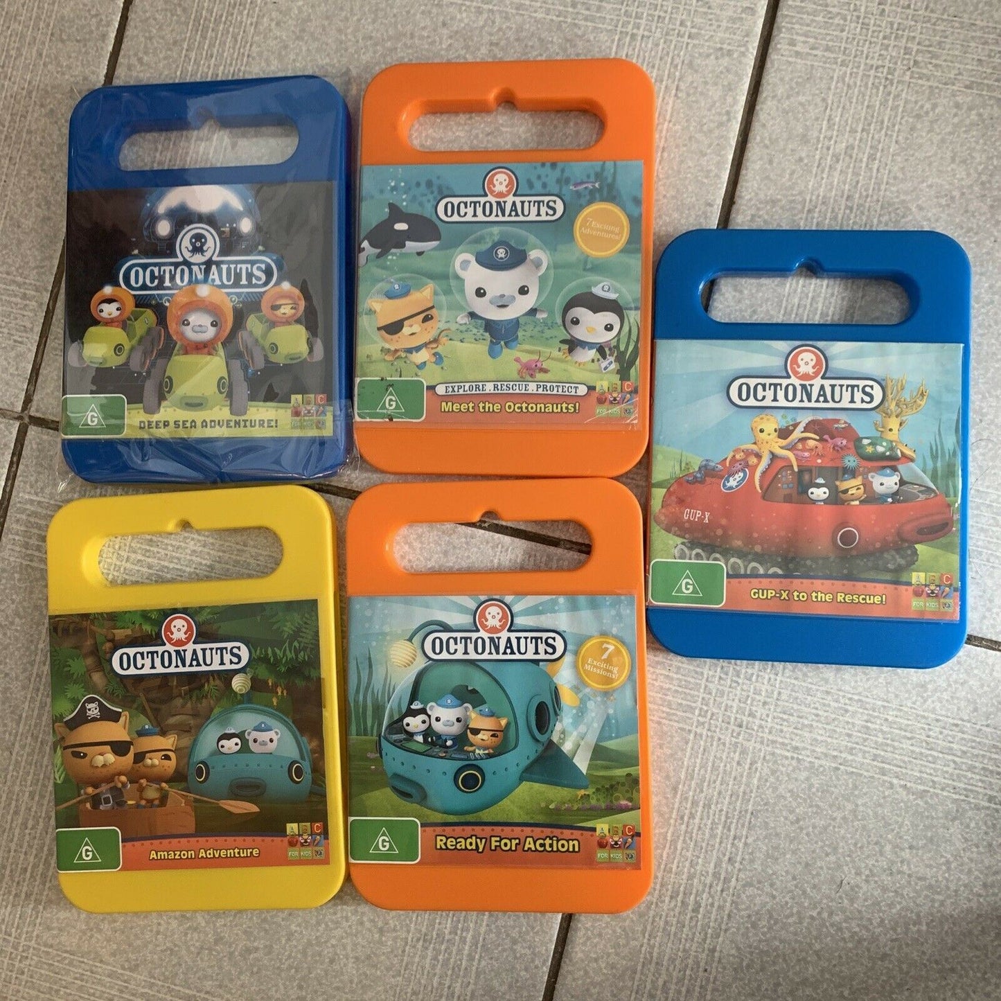 5x Octonauts DVDs Region 4