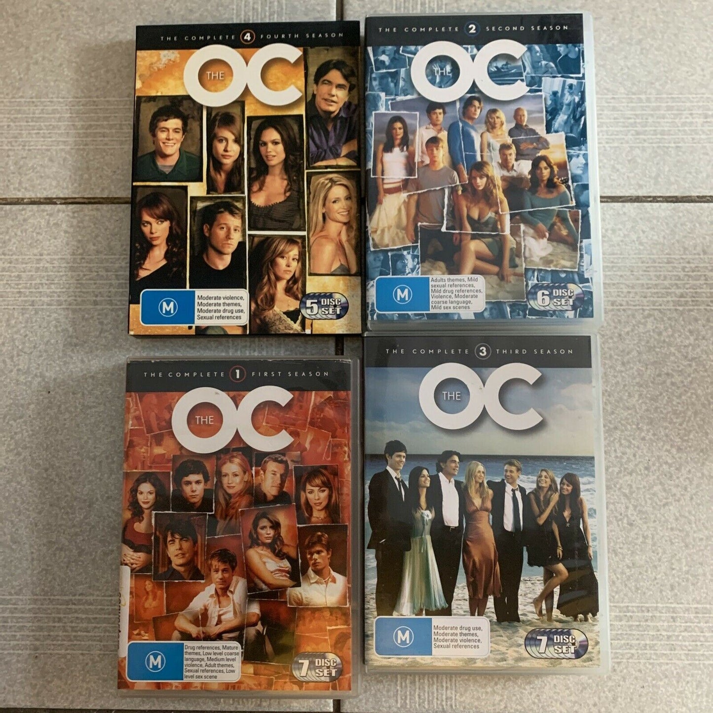 The O.C. : The Complete Season 1,2,3,4 DVD 25-Disc Region 4