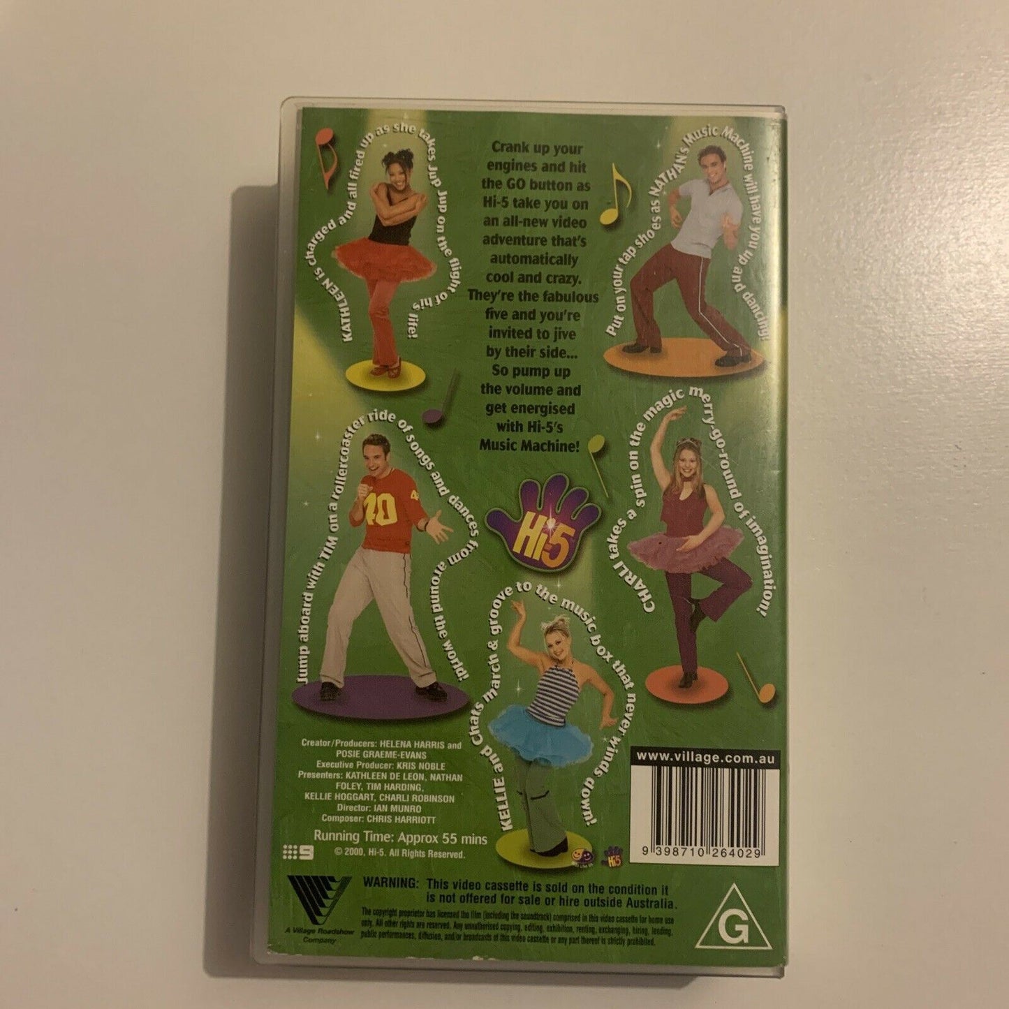 Hi-5 Music Machine (VHS, 2000) PAL