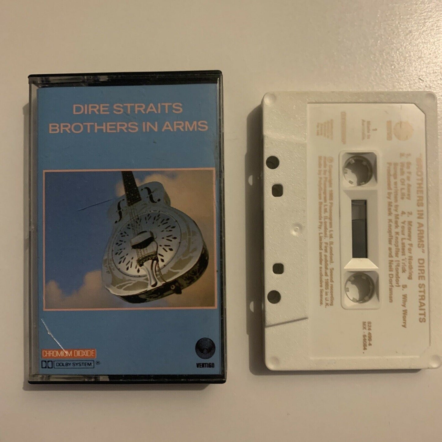 Dire Straits - Brothers In Arms   (Cassette Tape, 1985)