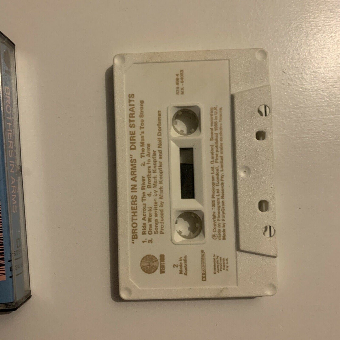 Dire Straits - Brothers In Arms   (Cassette Tape, 1985)