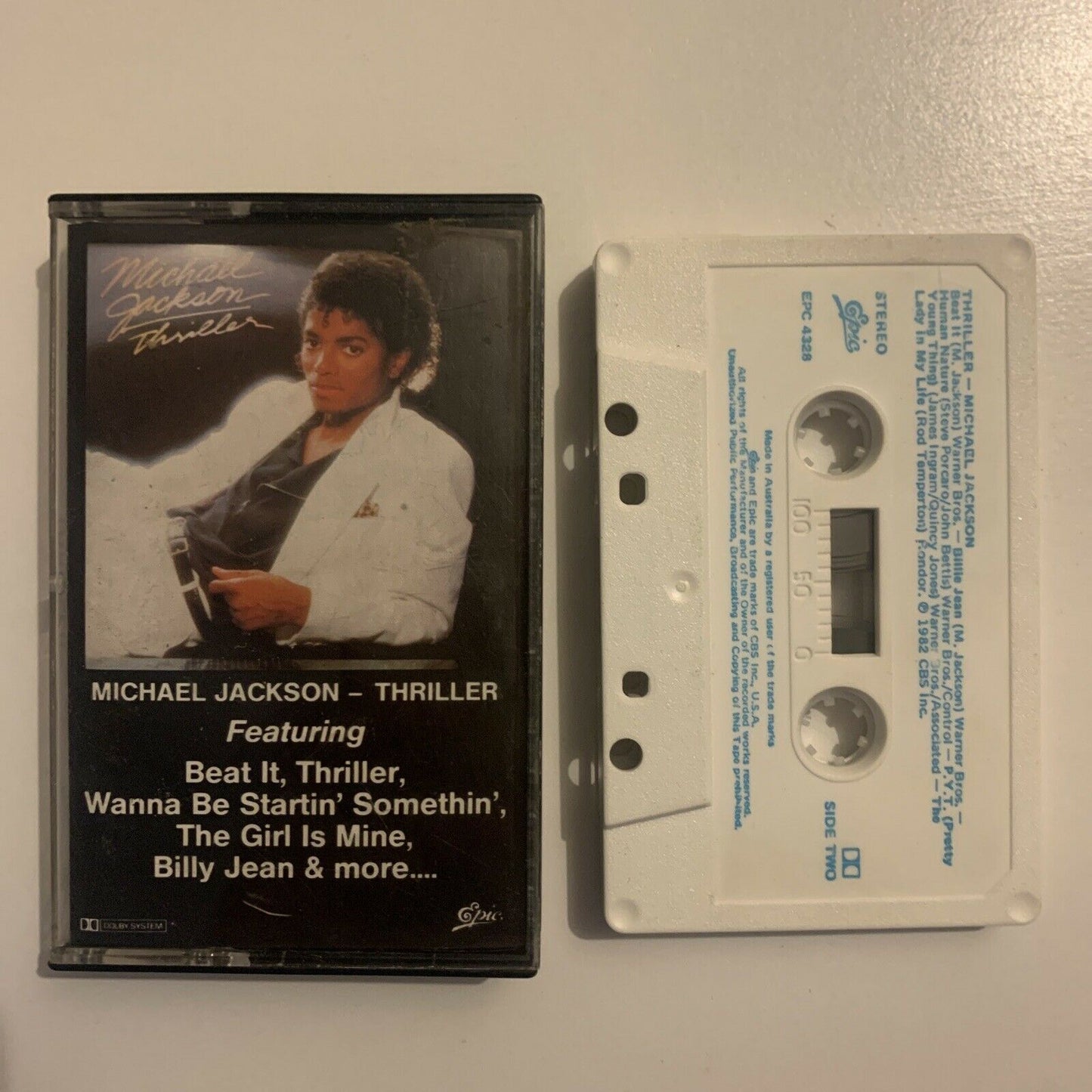 Michael Jackson - Thriller (Cassette Tape, 1982)