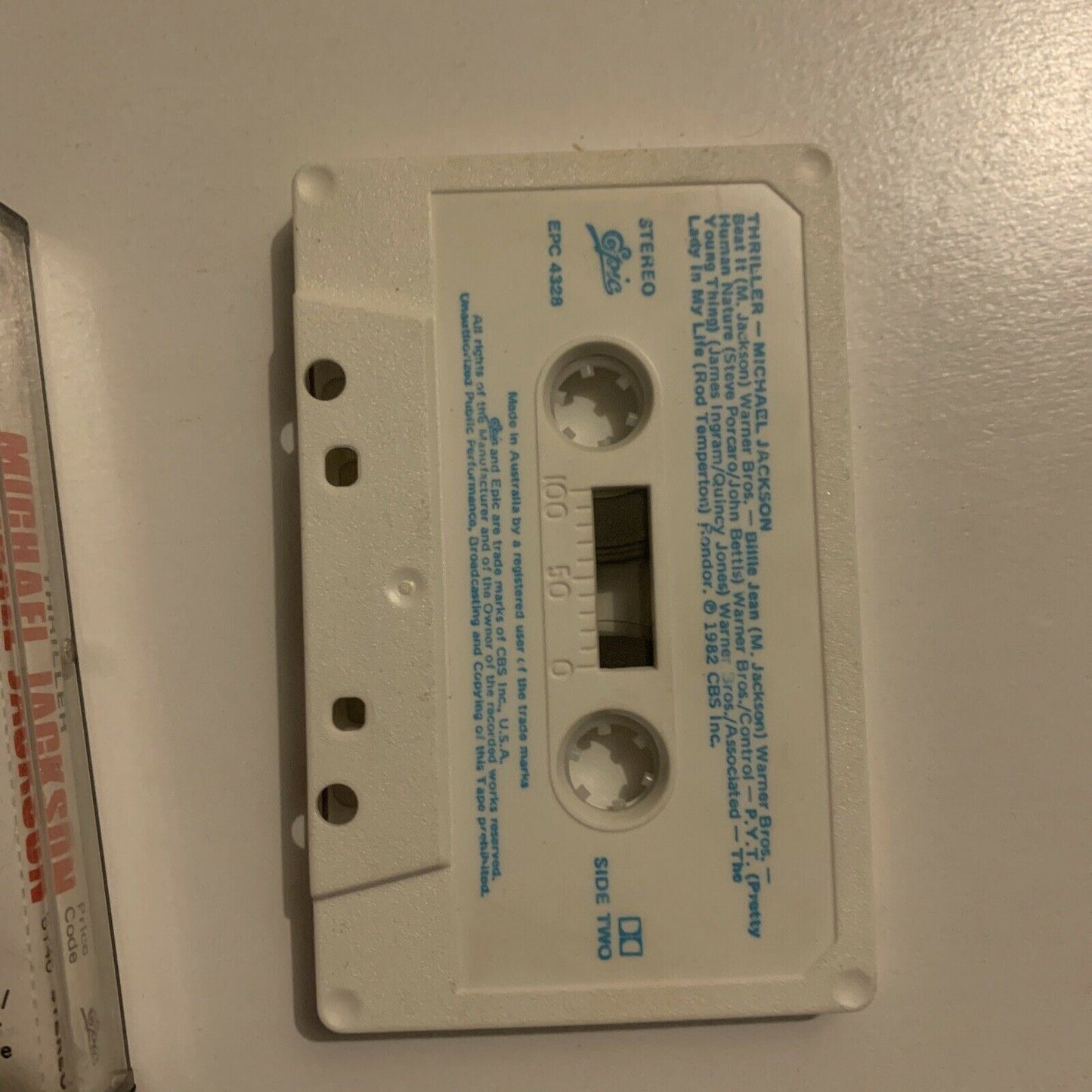 Michael Jackson - Thriller (Cassette Tape, 1982)