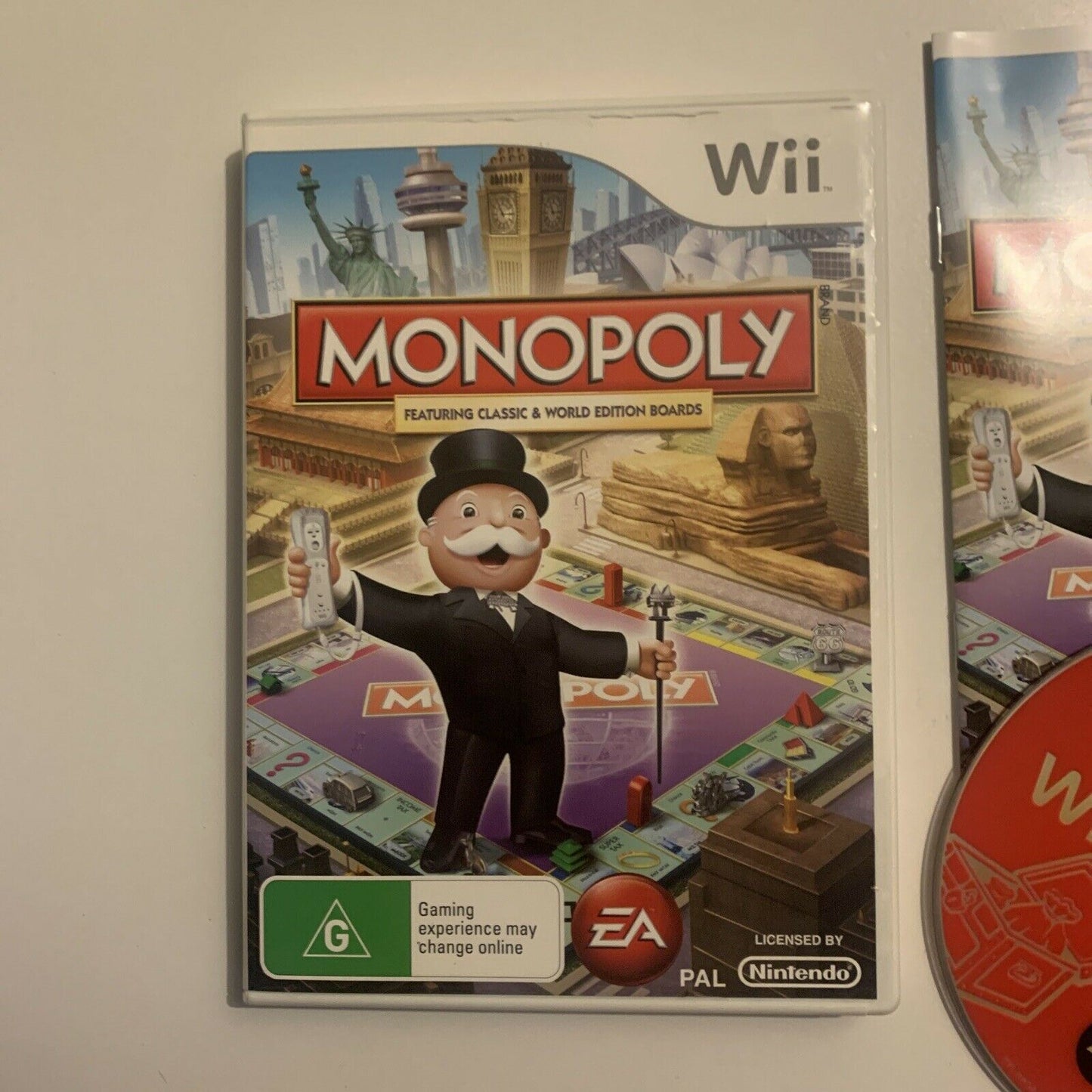 Monopoly  - Nintendo Wii With Manual PAL