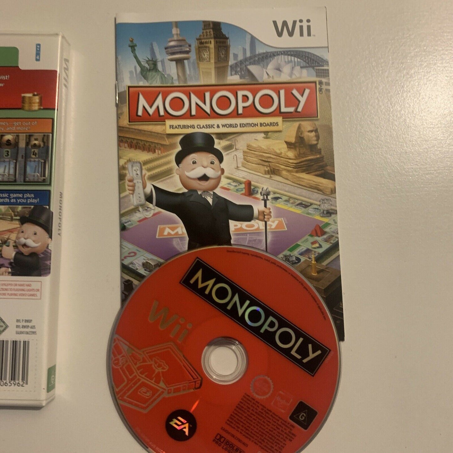 Monopoly  - Nintendo Wii With Manual PAL