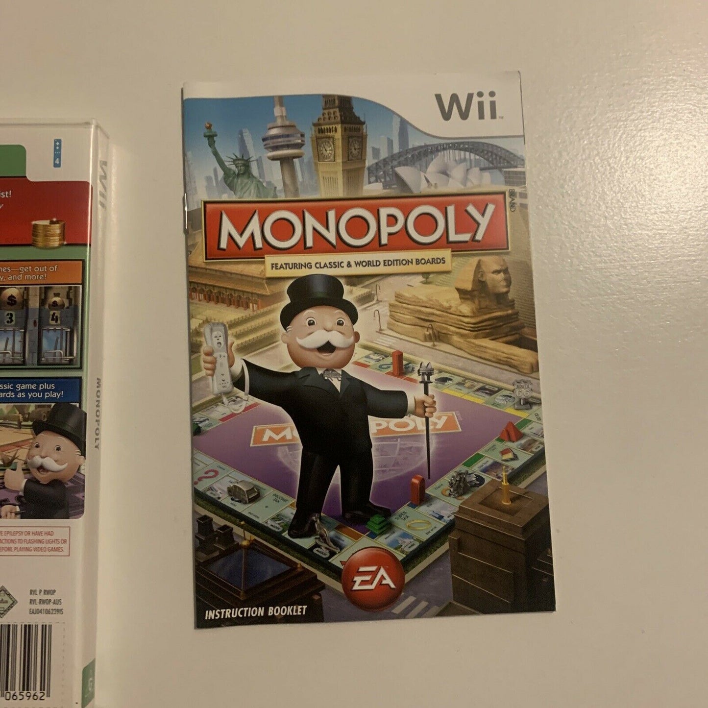 Monopoly  - Nintendo Wii With Manual PAL