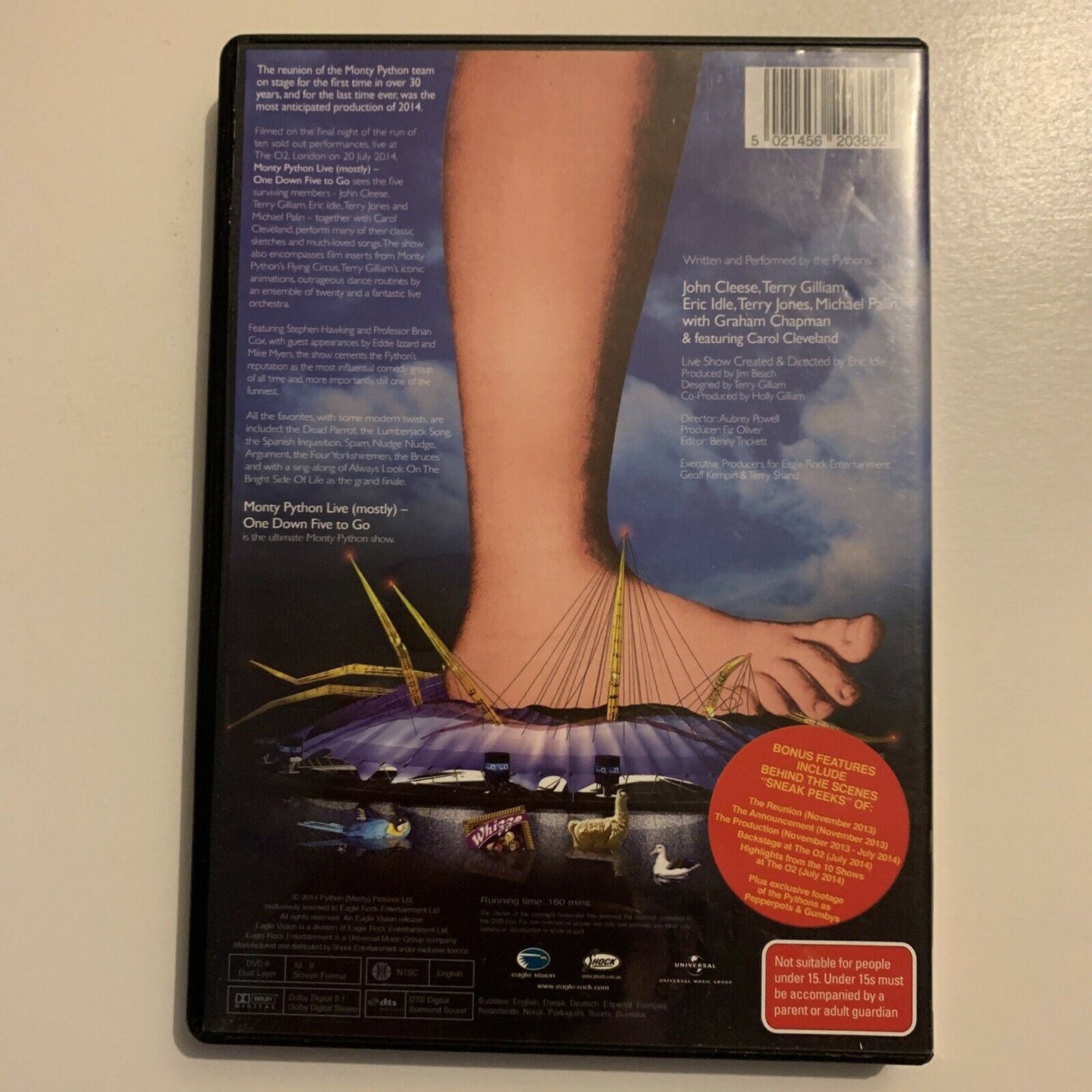 Monty Python - Live [Mostly] One Down, Five To Go (DVD, 2014) All Regions