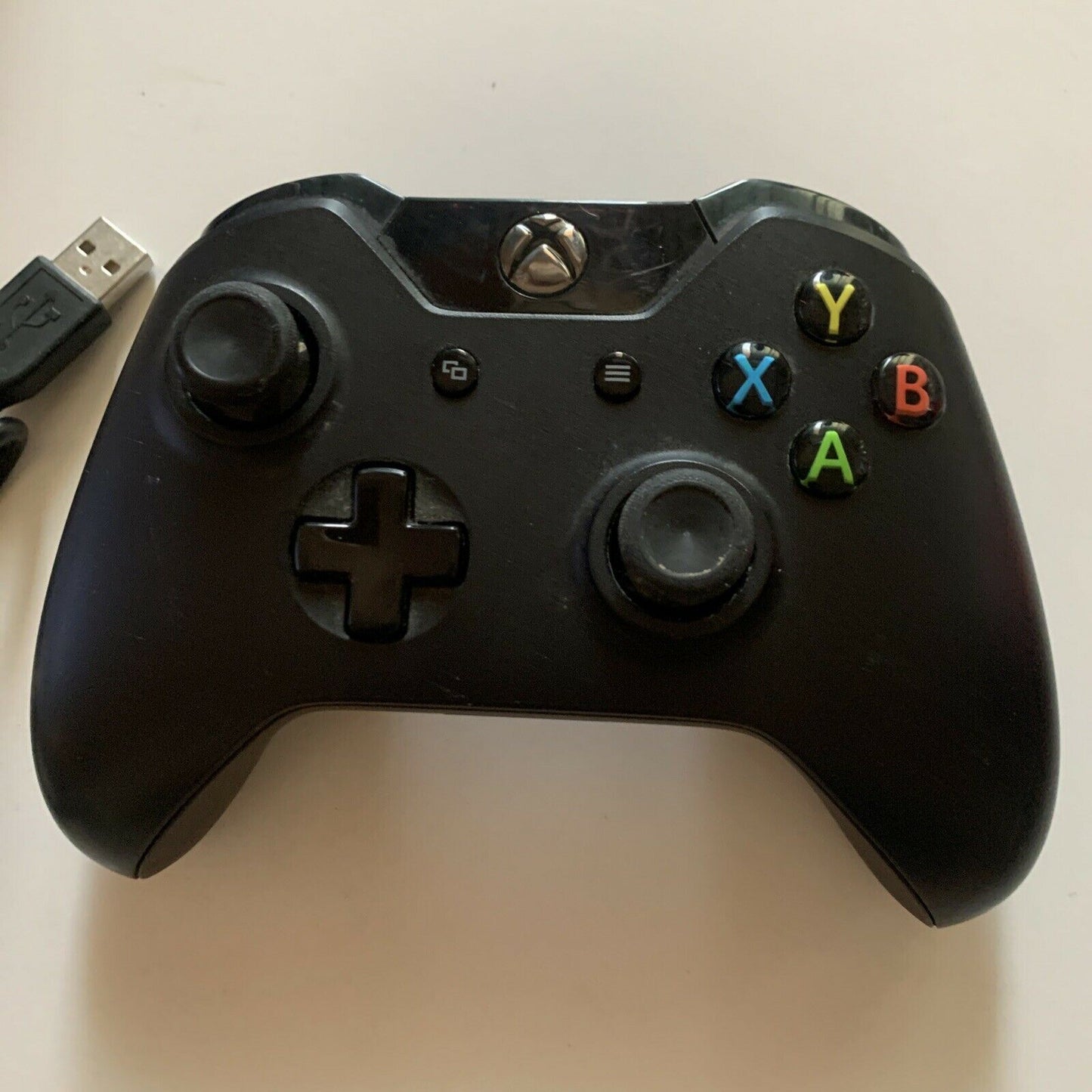 Microsoft Xbox Wireless Controller Carbon Black Model 1537