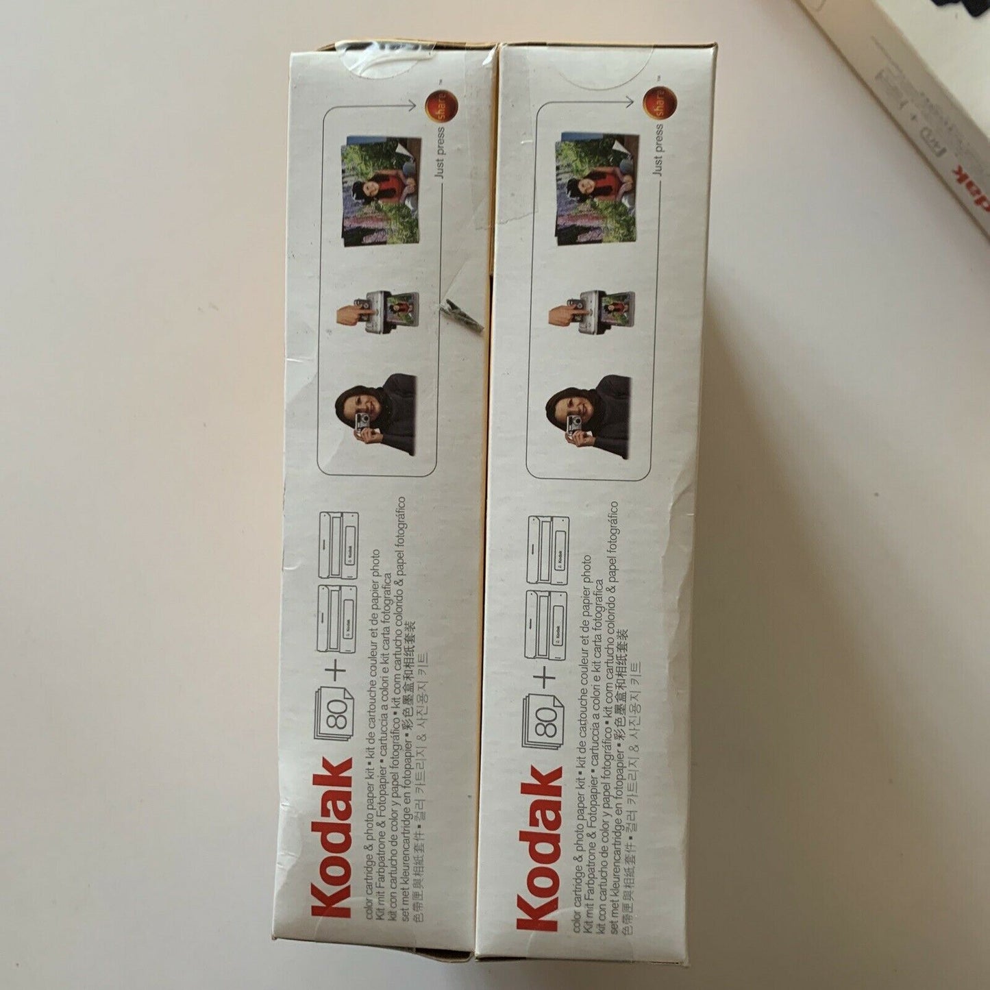 Kodak 2x80 Sheet Colour Cartridge & Photo Paper Kit (4x6" or 10x15cm)