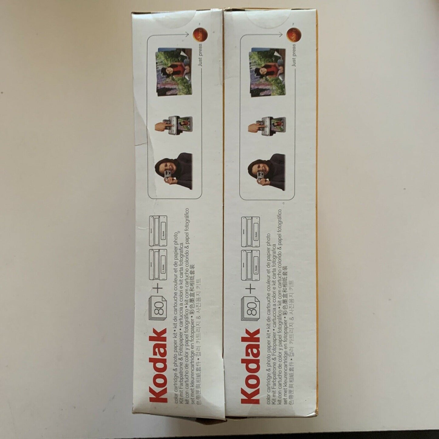 Kodak 2x80 Sheet Colour Cartridge & Photo Paper Kit (4x6" or 10x15cm)