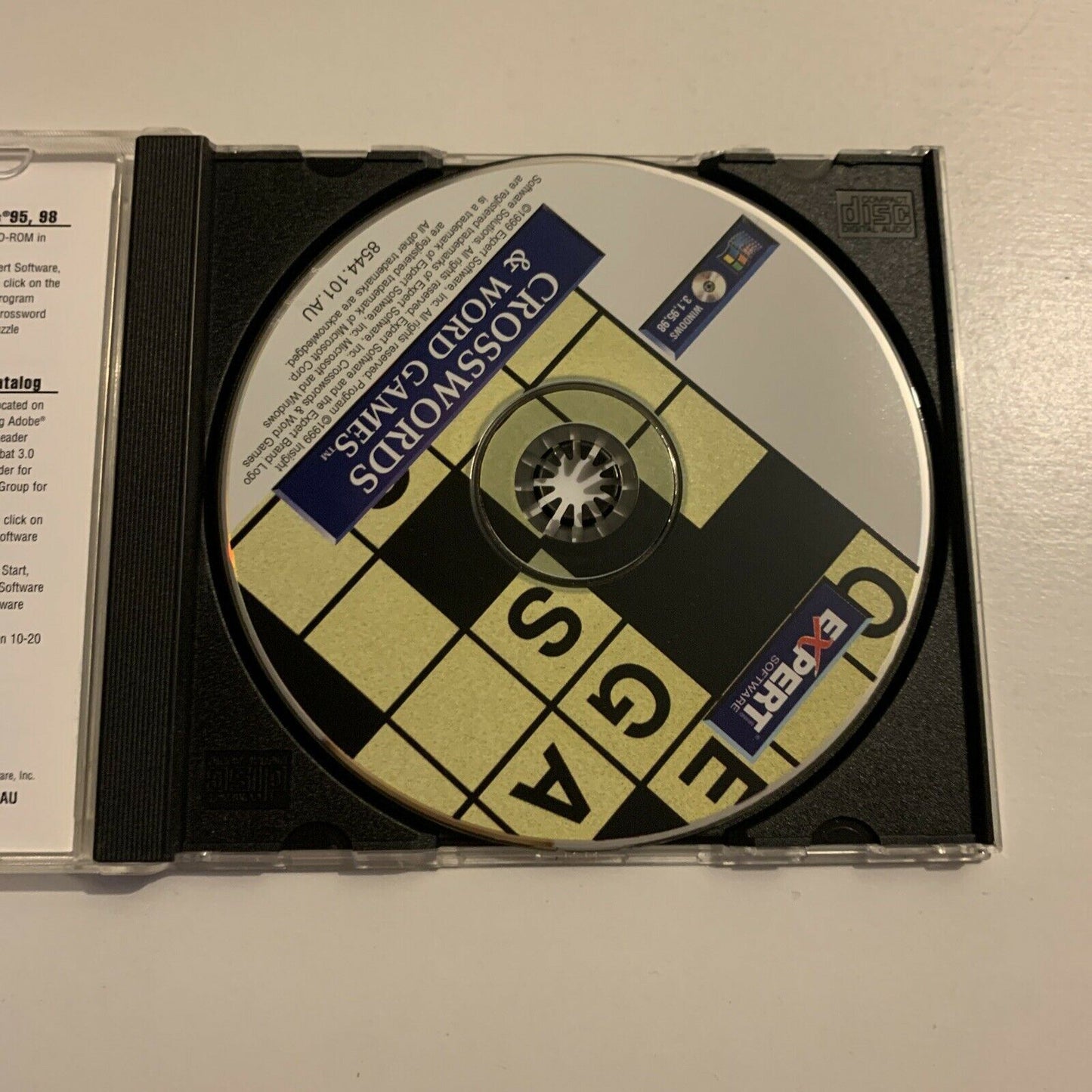 Crosswords & Word Games PC CDROM 1999 Expert Software Windows 95