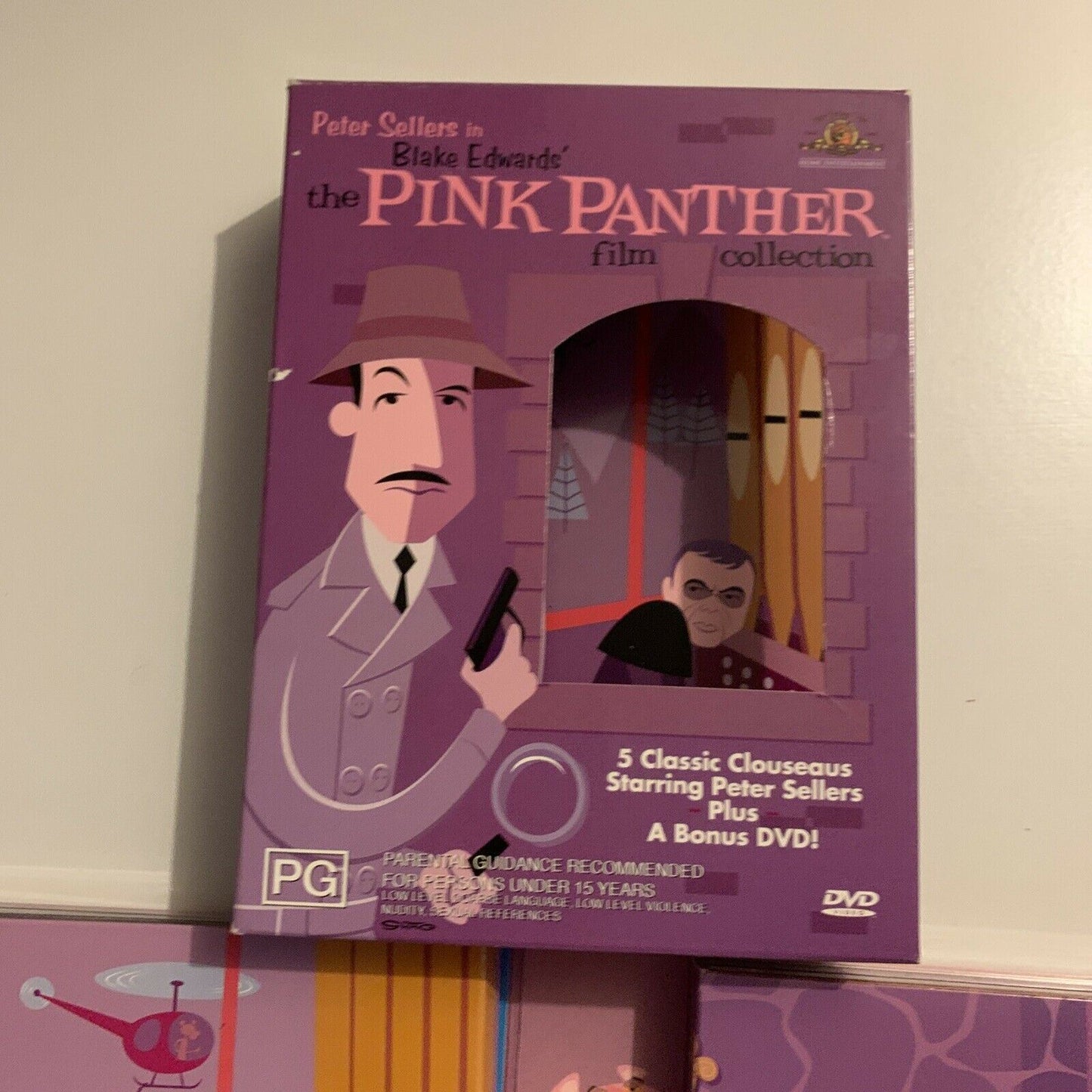 The Pink Panther Film Collection (DVD, 2004, 6-Disc) 12 Hrs of Comedy Region 4&2