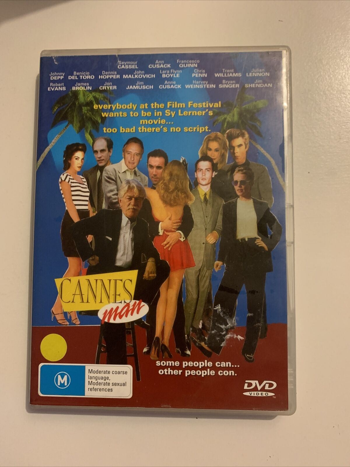 Cannes Man (DVD, 1996) Dennis Hopper, Treat Williams, Johnny Depp Region 4