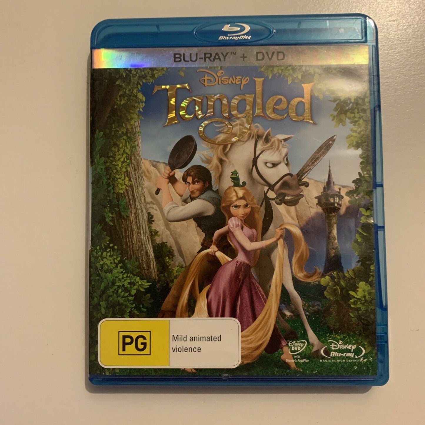 Tangled (Blu-ray, 2011, 2-Disc Set) Mandy Moore. Disney