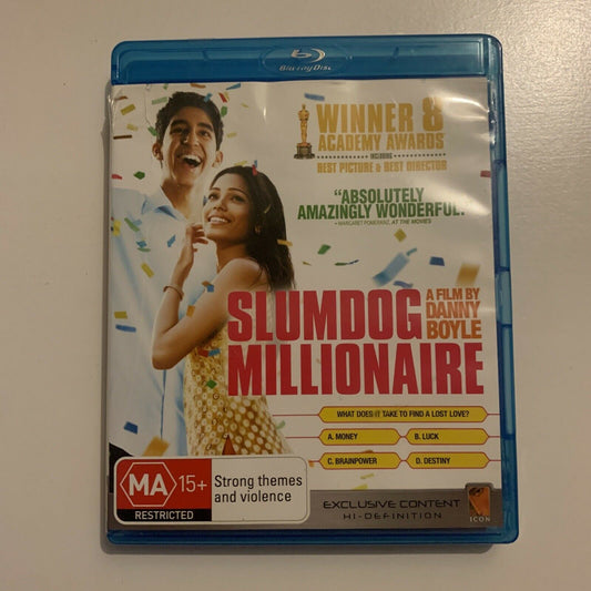Slumdog Millionaire (Blu-ray, 2009) Region B
