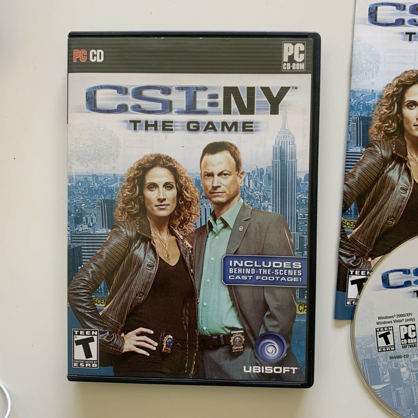 CSI:NY - The Game PC CDROM With Manual - Hidden Object Game