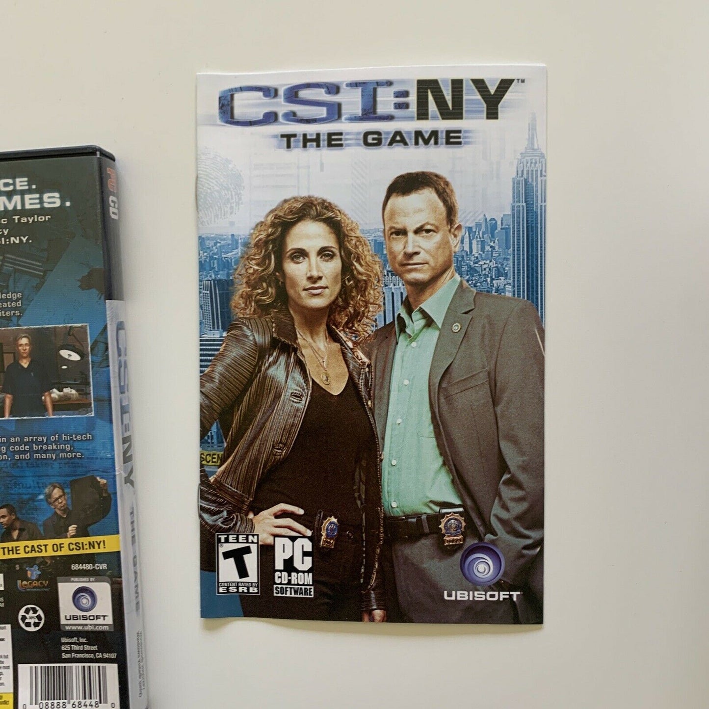 CSI:NY - The Game PC CDROM With Manual - Hidden Object Game