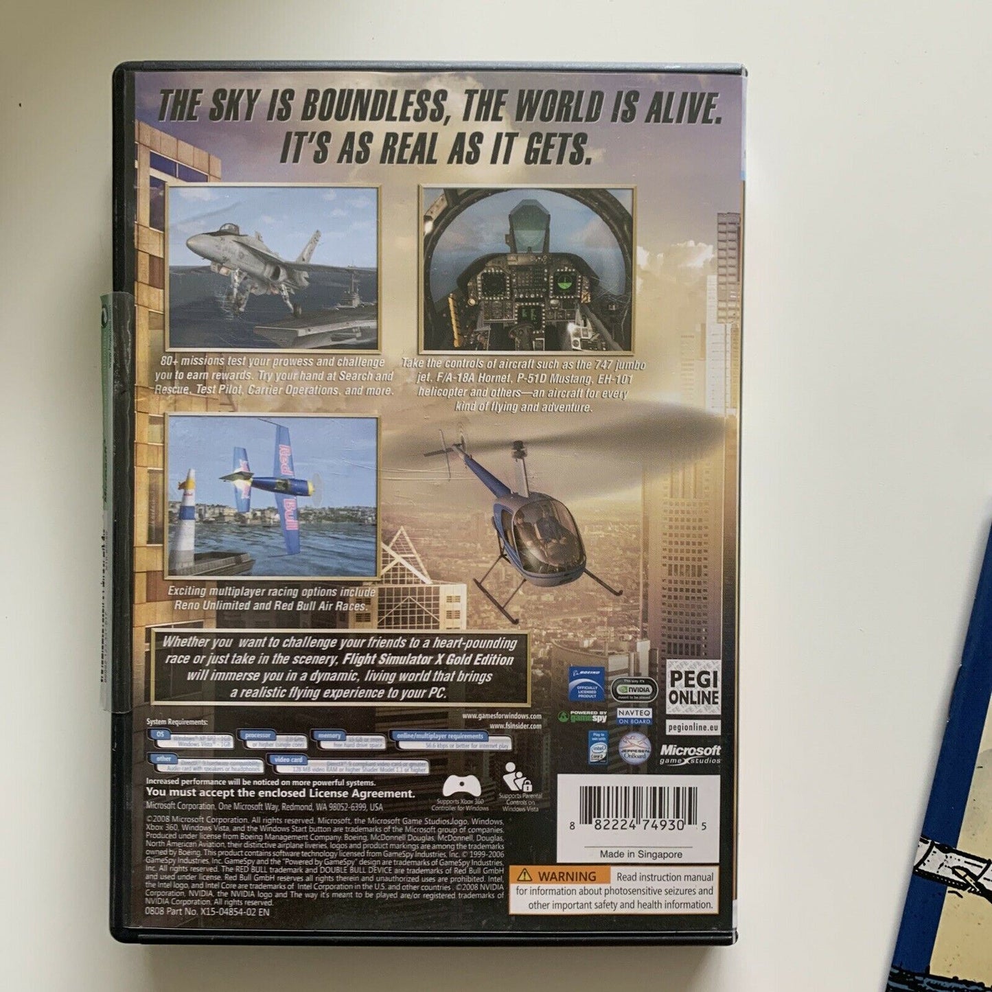 Microsoft Flight Simulator X Gold Edition - Deluxe + Acceleration Expansion PC