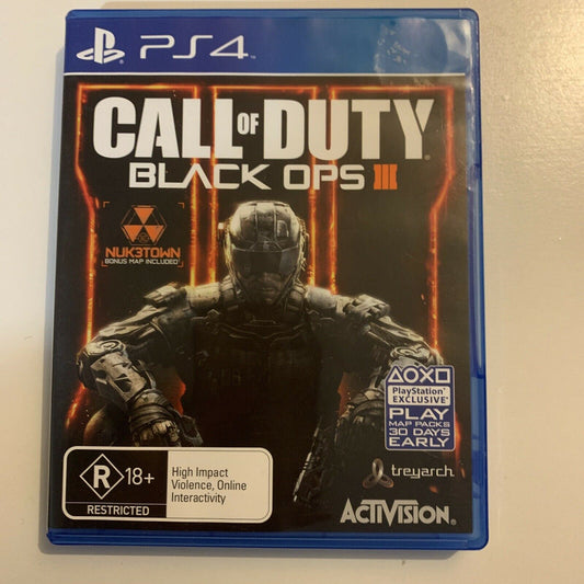 Call of Duty Black Ops 3 III Ps4 Sony PlayStation 4