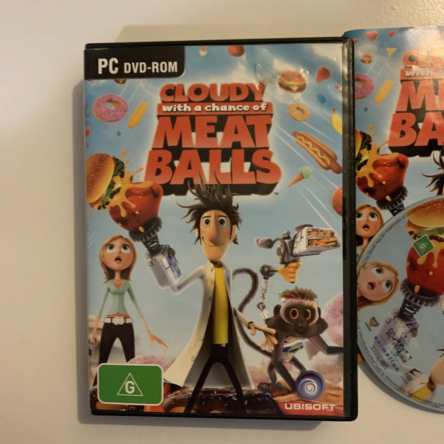 Cloudy with a Chance of Meatballs - PC DVD ROM game (Ubisoft) w Manual