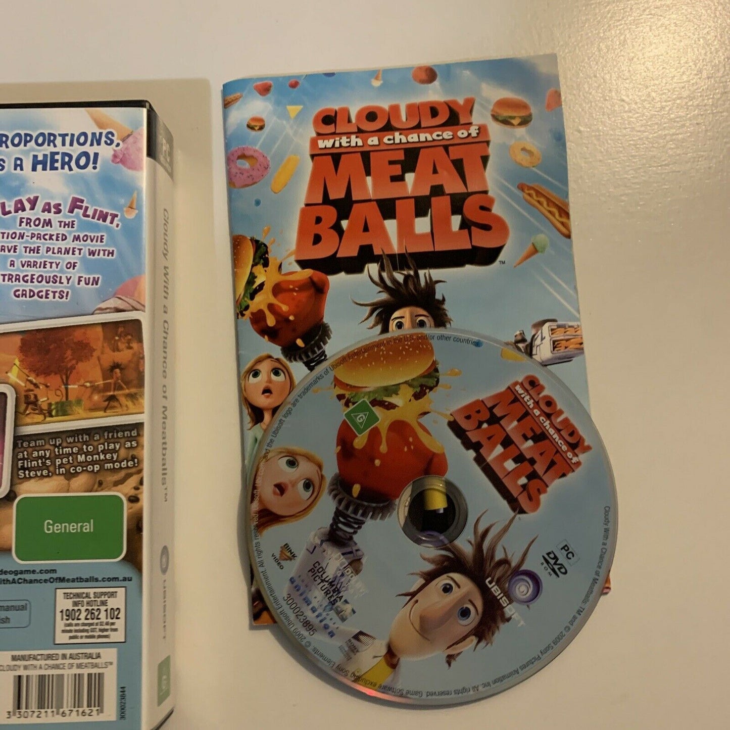 Cloudy with a Chance of Meatballs - PC DVD ROM game (Ubisoft) w Manual