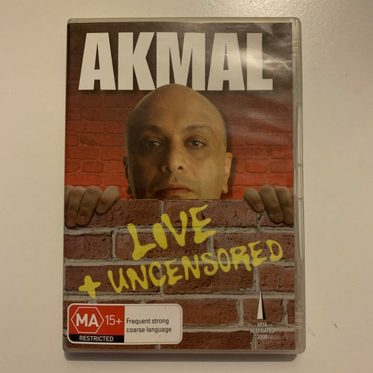 Akmal - Live & Uncensored (DVD, 2007)  Akmal Saleh. All Regions