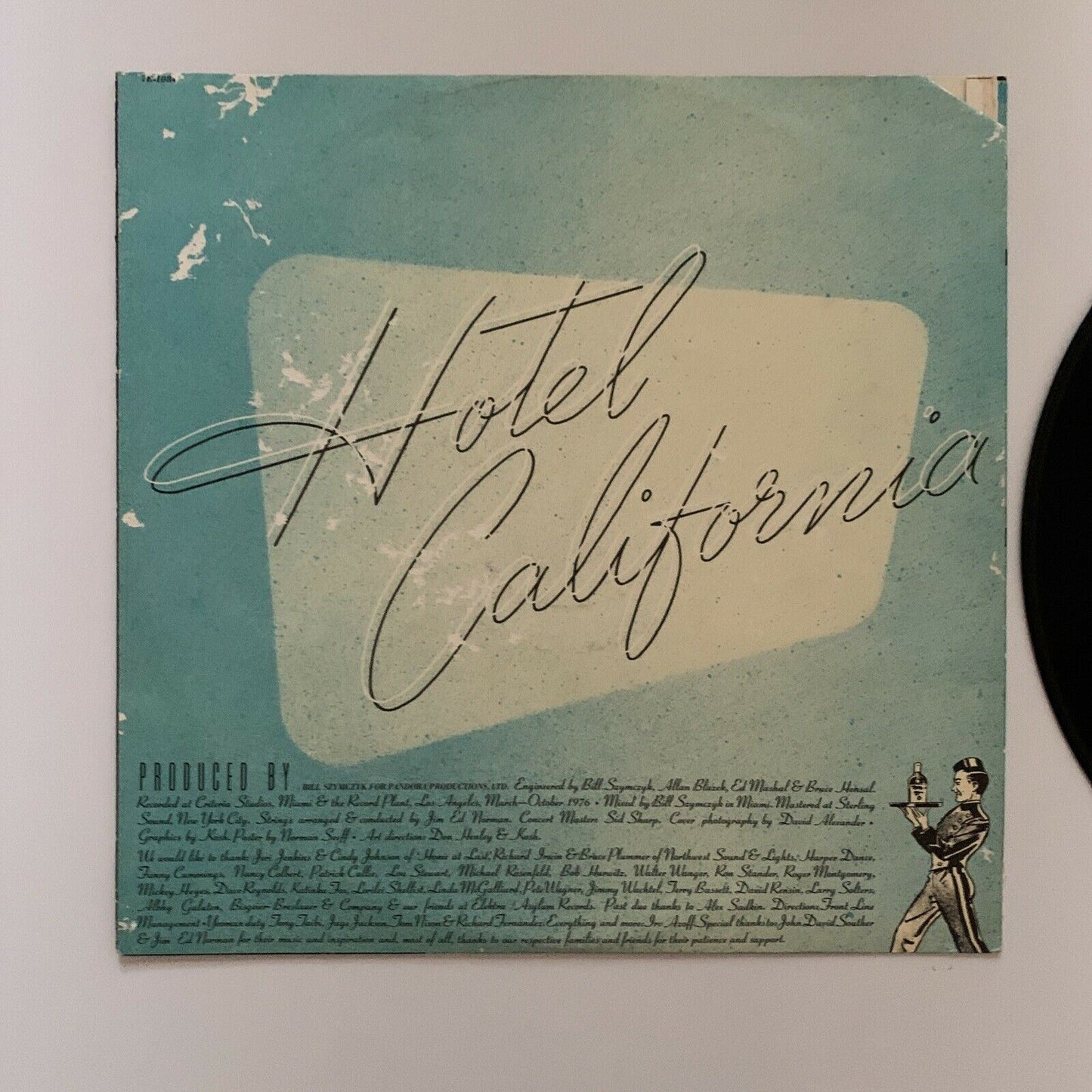 Eagles - Hotel California (Vinyl, 1976) 12" 7E 1084