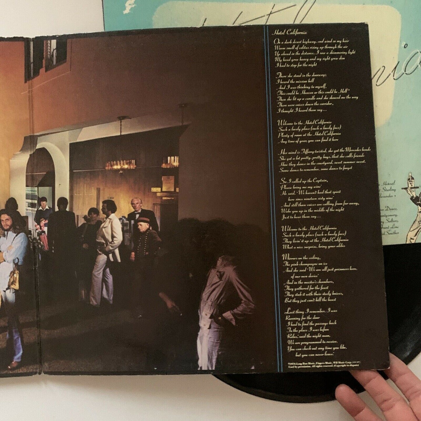 Eagles - Hotel California (Vinyl, 1976) 12" 7E 1084