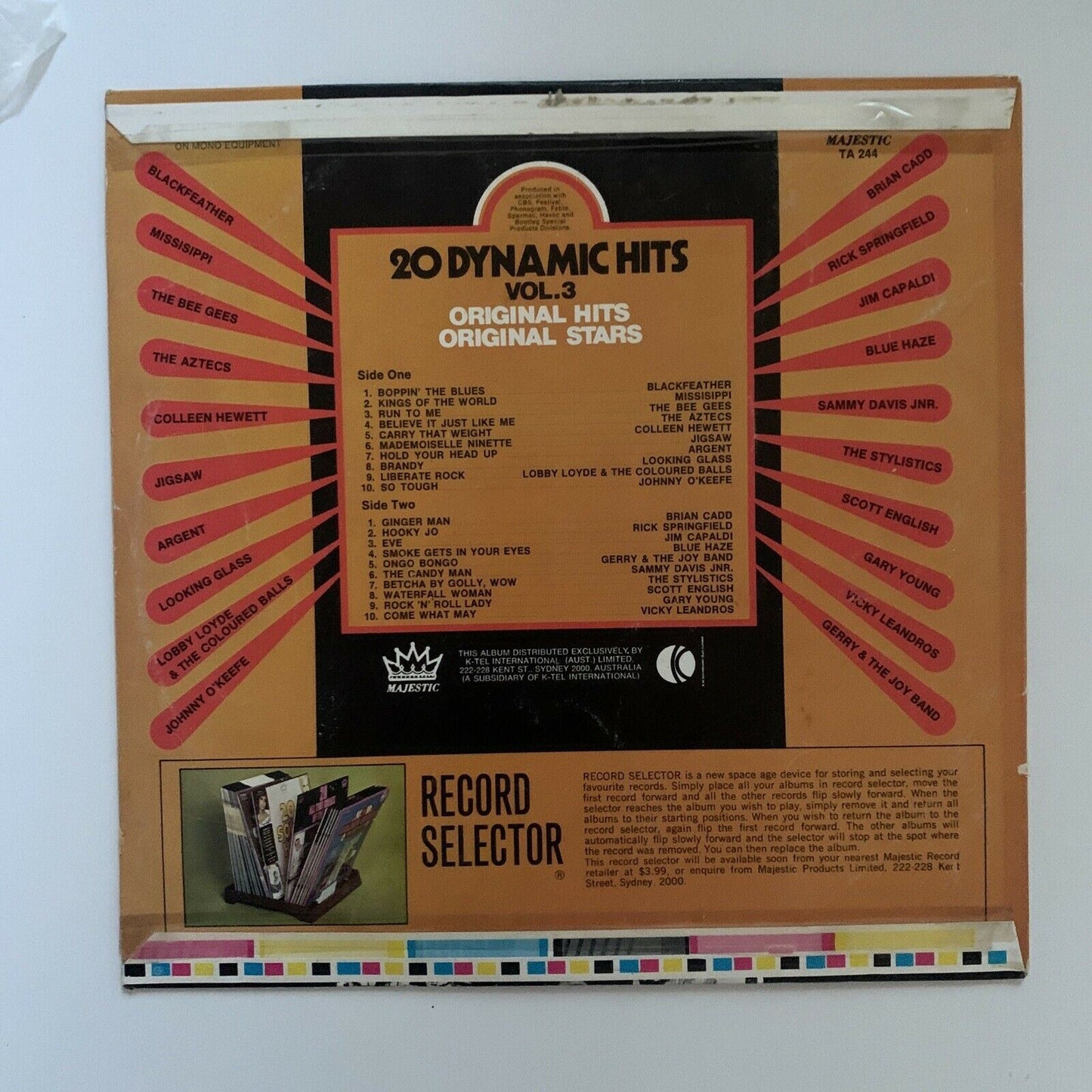 20 Dynamic Hits - Original Hits, Original Starts Vol 3 Vinyl LP