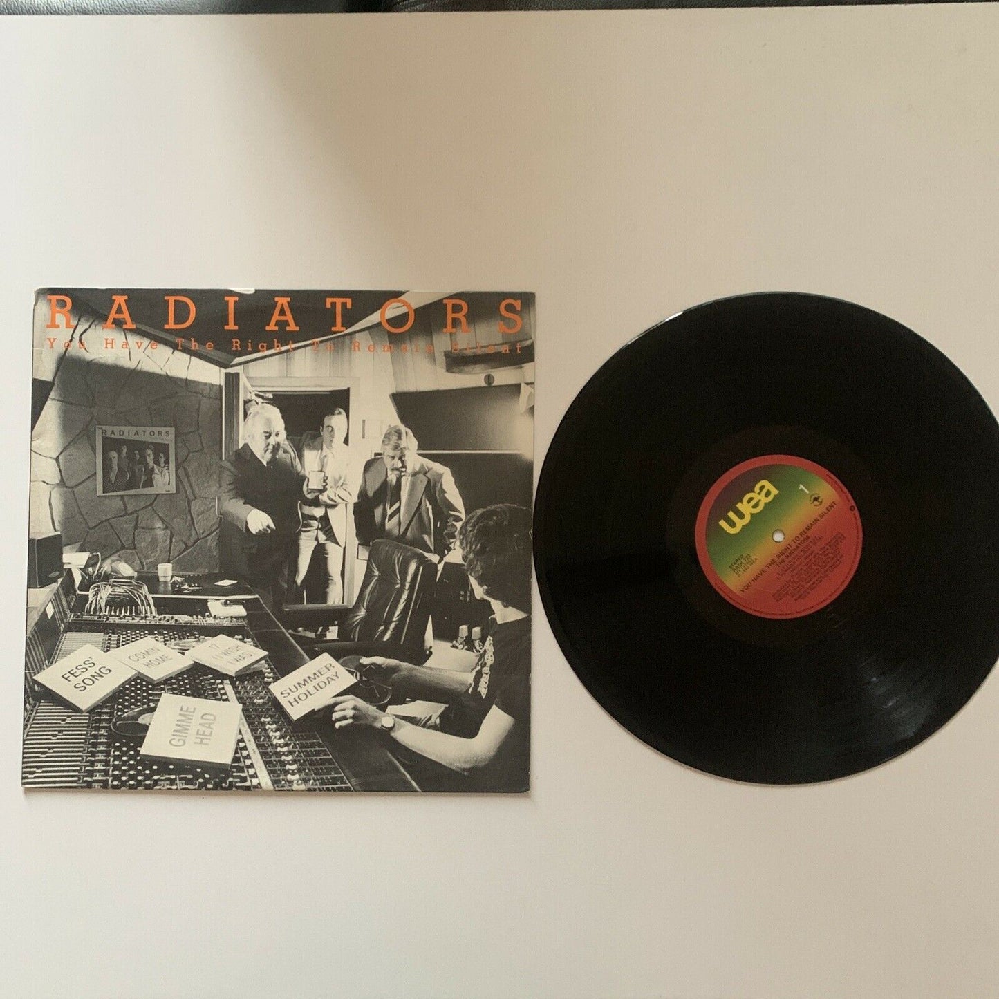The Radiators - You Have the Right to Remain Silent (Vinyl, 1980) Aus Press LP