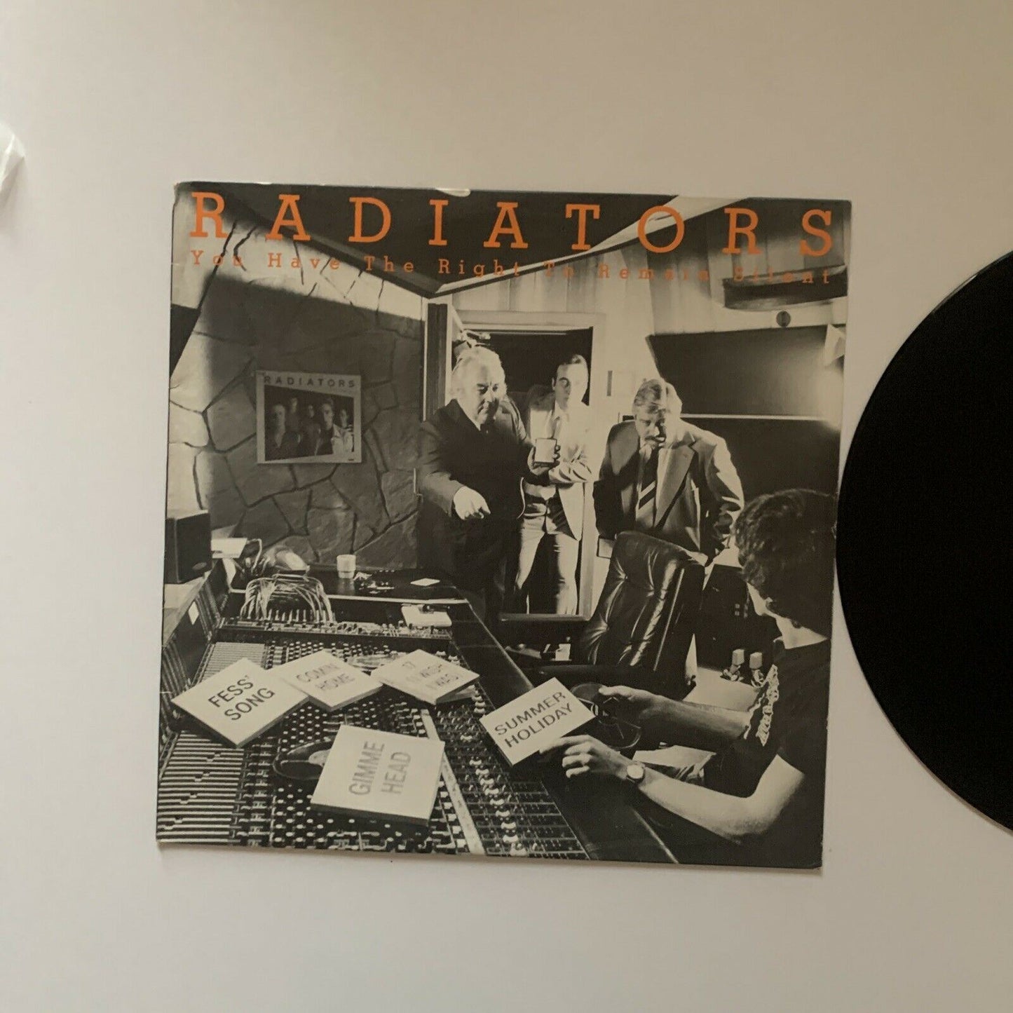 The Radiators - You Have the Right to Remain Silent (Vinyl, 1980) Aus Press LP
