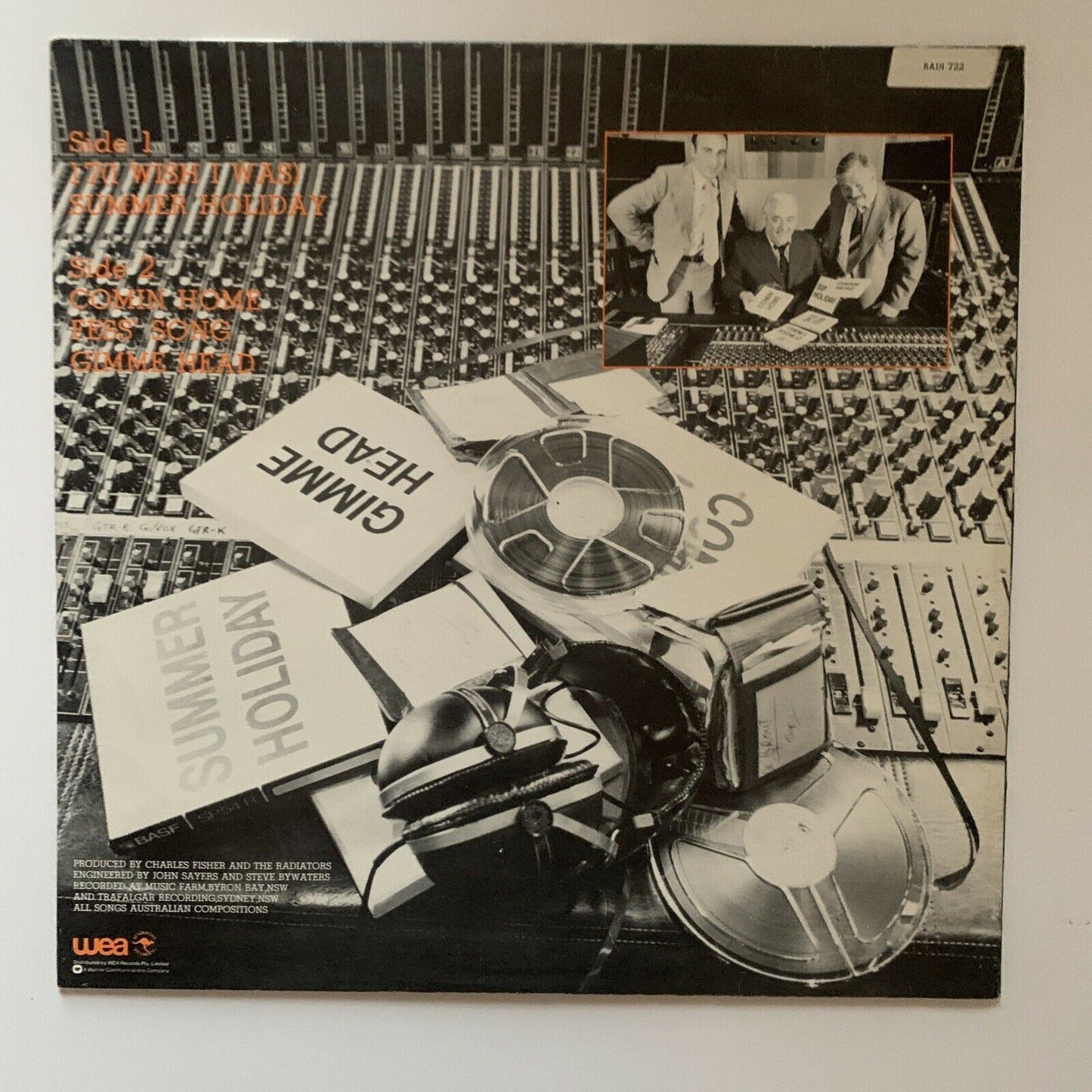 The Radiators - You Have the Right to Remain Silent (Vinyl, 1980) Aus Press LP