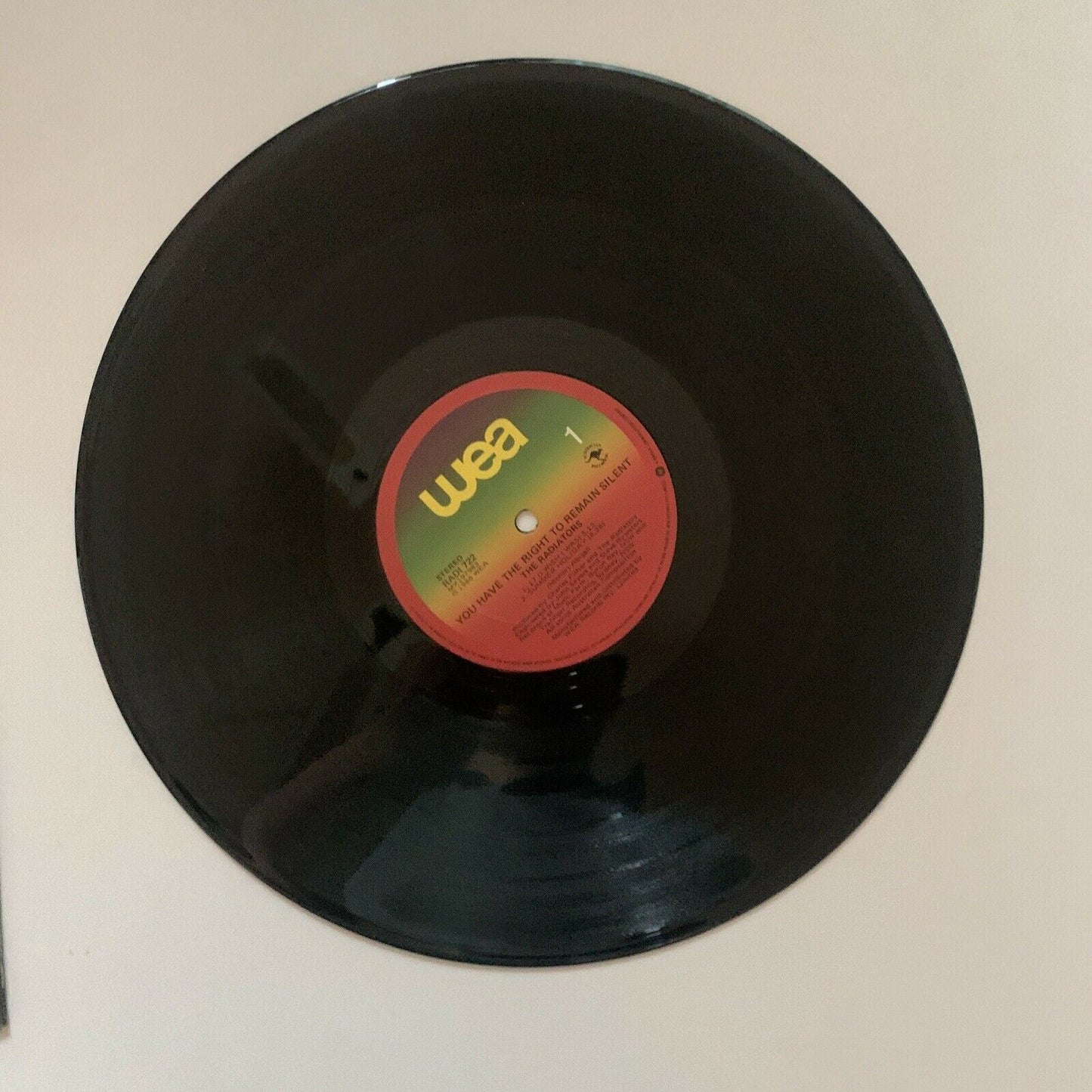 The Radiators - You Have the Right to Remain Silent (Vinyl, 1980) Aus Press LP