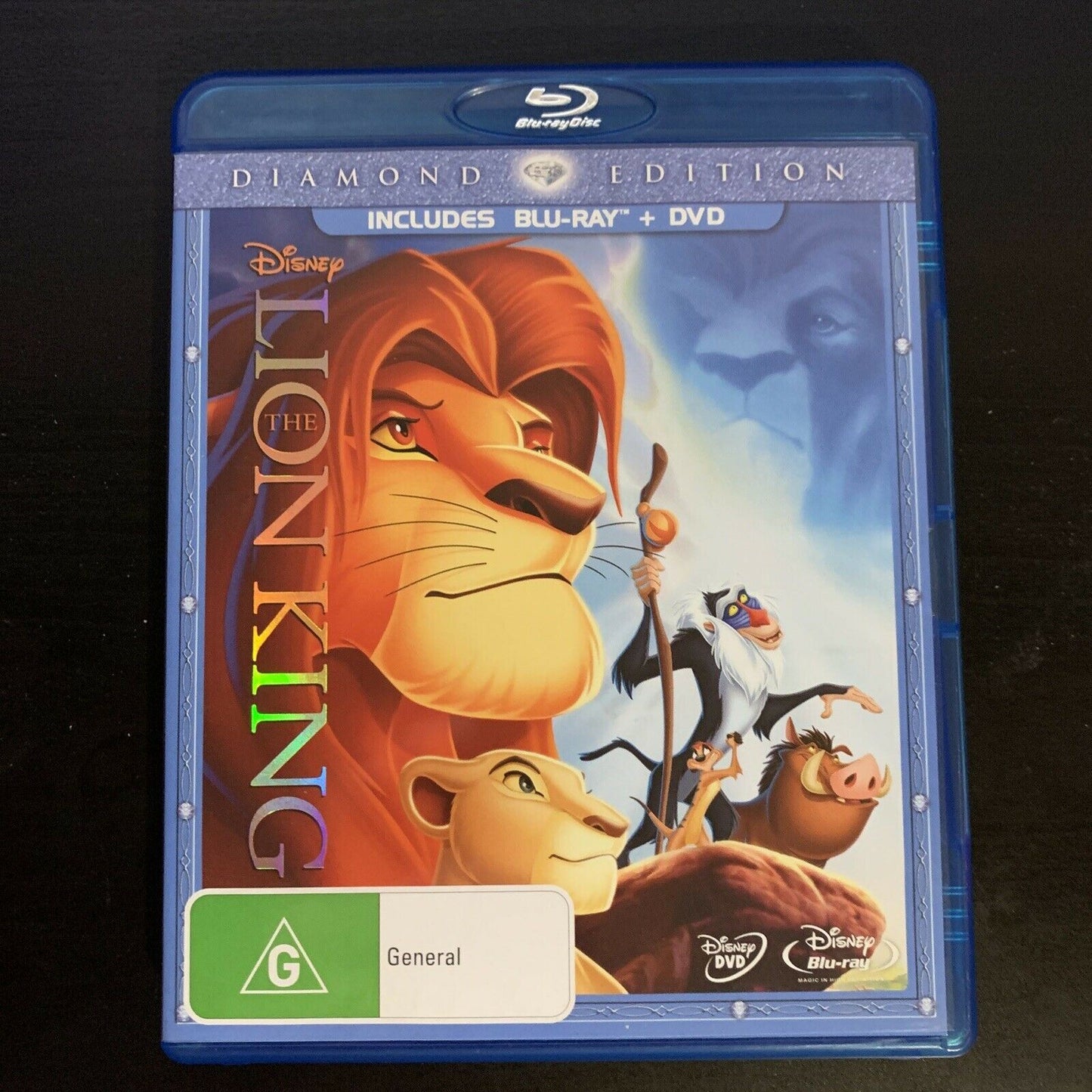 The Lion King - Diamond Edition (Bluray + DVD, 1994, 2-Disc)