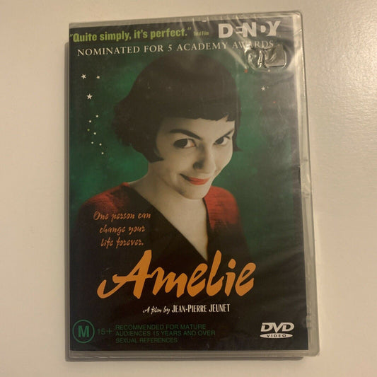 *New Sealed* Amelie (DVD, 2001) Audrey Tautou, Mathieu Kassovitz. Region 4
