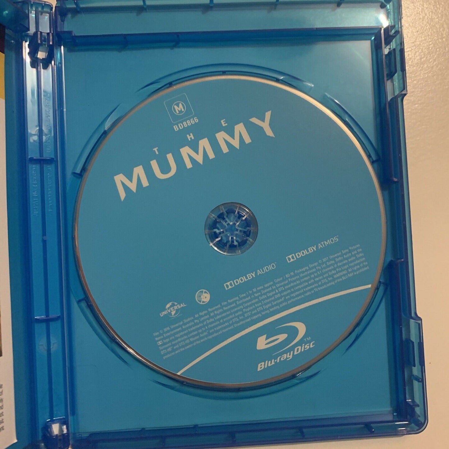 The Mummy (Bluray, 2017) Tom Cruise. Region B