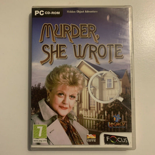 Murder She Wrote PC CD-ROM Hidden Object Game