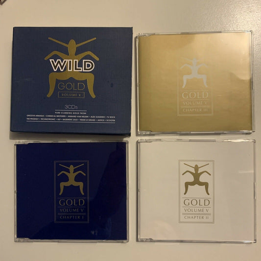 Wild Gold Vol. 5 (CD, 2010, 3-Disc) Basement Jaxx, Bob Sinclar, Prodigy, Calvin