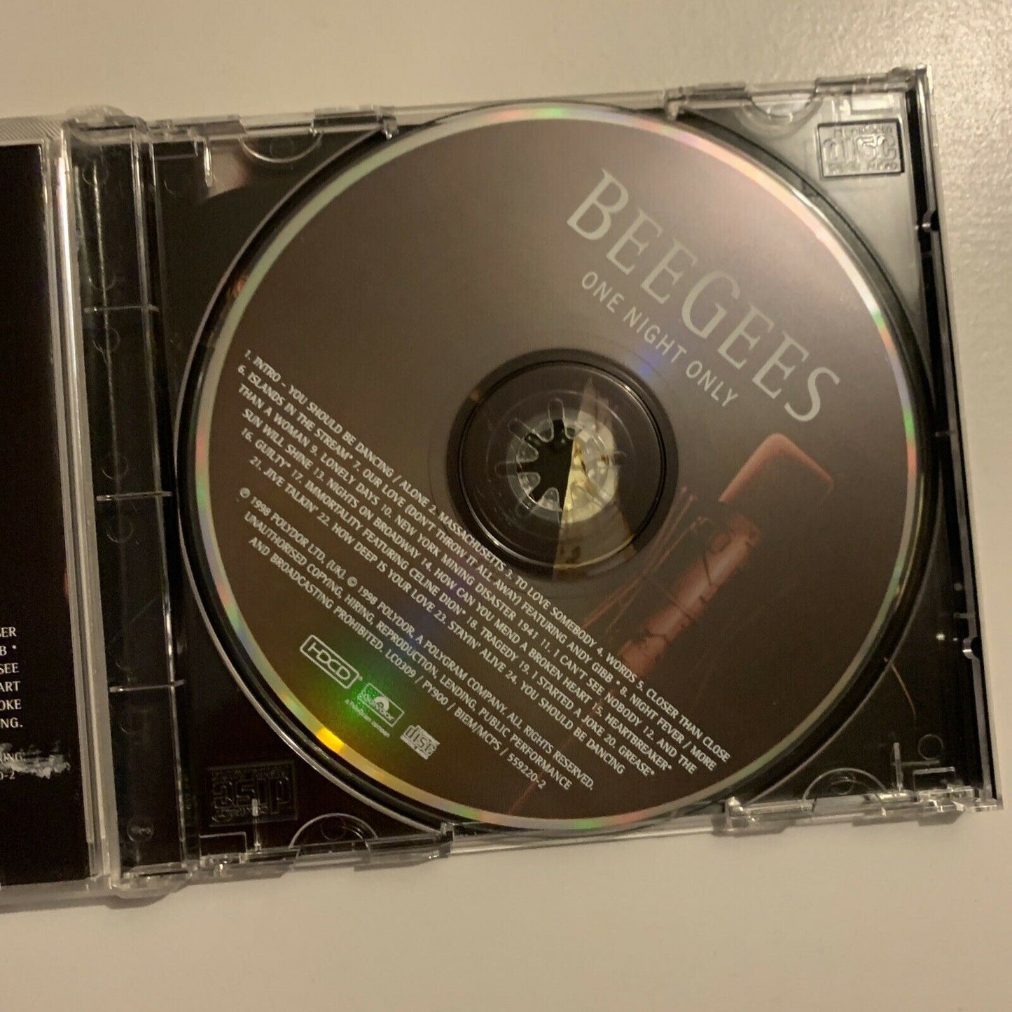 One Night Only by Bee Gees (CD, 1998, Virgin EMI (Universal UK))