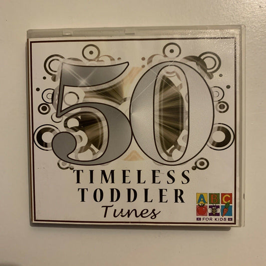 50 Timeless Toddlers Tunes (CD, 2008) ABC For Kids