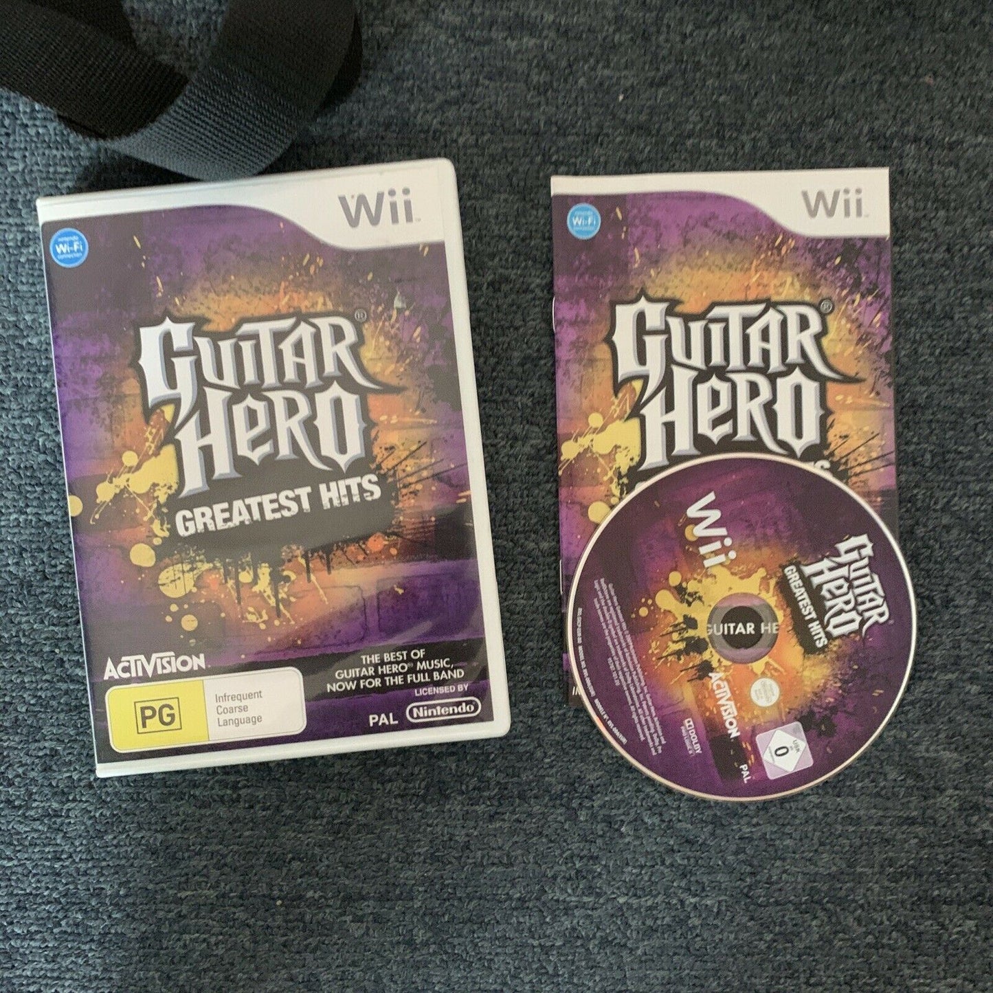 Guitar Hero World Tour / Greatest Hits With Guitar Nintendo Wii PAL